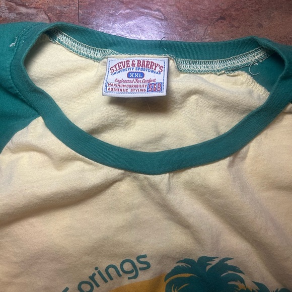 Y2K Vintage Palm Springs California Steve & Barry’s Retro Surf Tee XXL - Picture 3 of 7